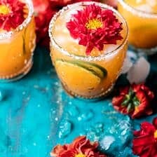 Lemony Lime Island Mango Mezcal Breeze | halfbakedharvest.com @hbharvest