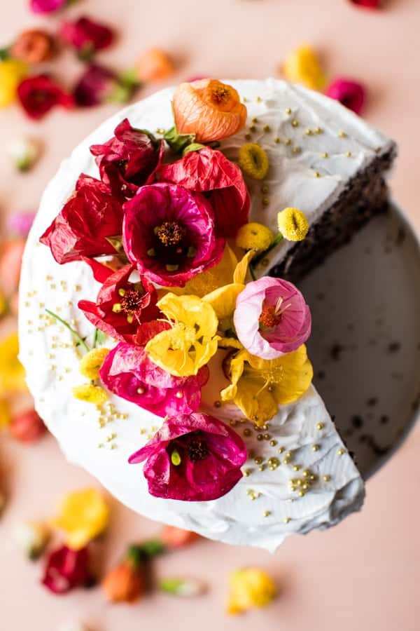 Chocolate Layered Zebra Mousse Cake | halfbakedharvest.com @hbharvest