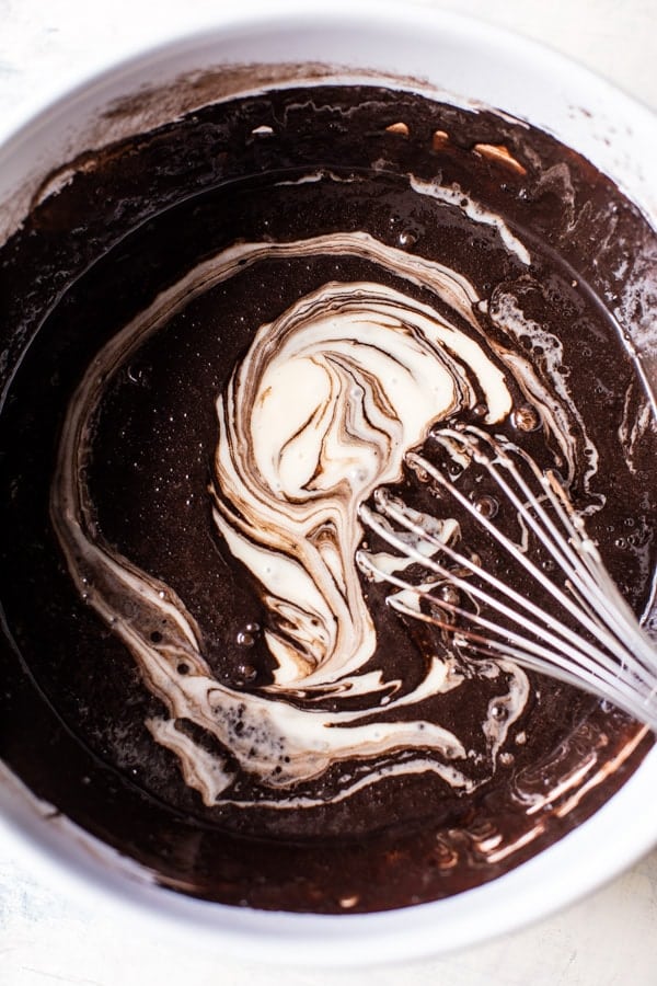 Chocolate Layered Zebra Mousse Cake | halfbakedharvest.com @hbharvest