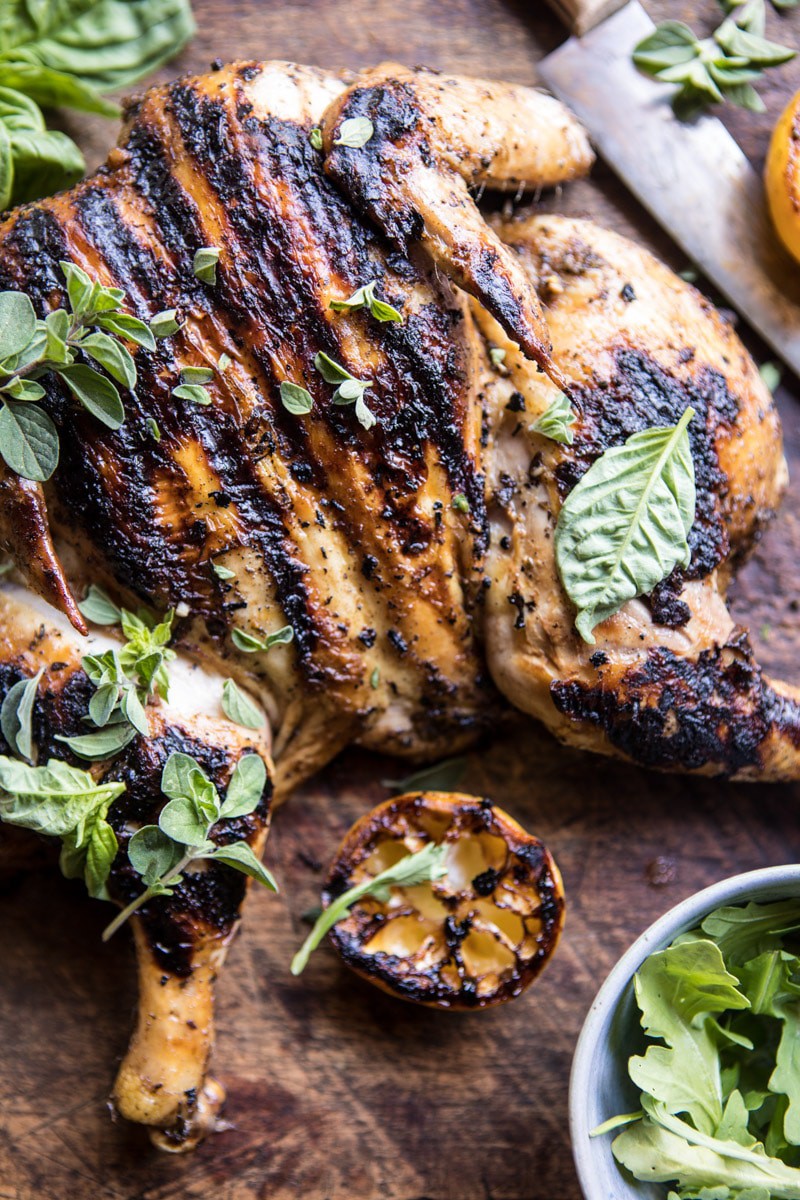 Lemon and Oregano Grilled Chicken | halfbakedharvest.com @hbharvest