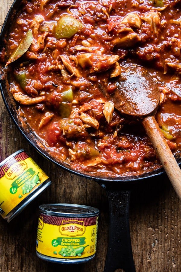 Skillet Chicken Tinga Enchiladas | halfbakedharvest.com @hbharvest