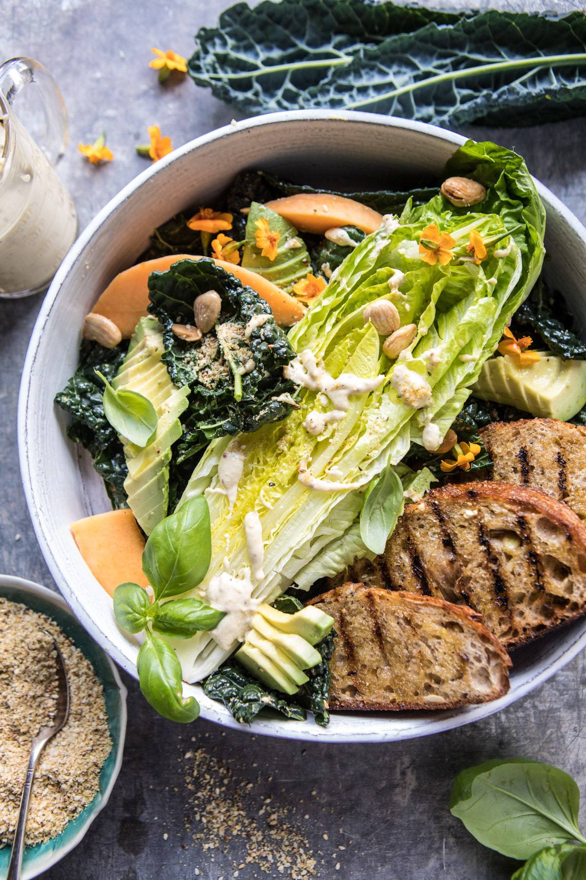 The New Vegan Caesar Salad | halfbakedharvest.com @hbharvest