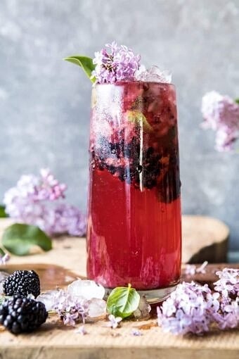 Blackberry Lilac Mojito | halfbakedharvest.com @hbharvest