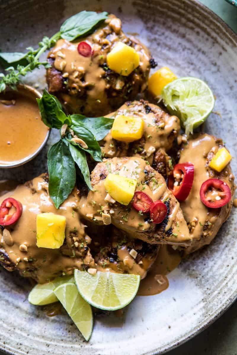 Grilled Thai Satay Chicken | halfbakedharvest.com @hbharvest