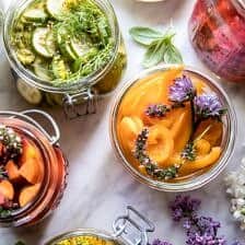 Quick Pickled Veggies | halfbakedharvest.com @hbharvest