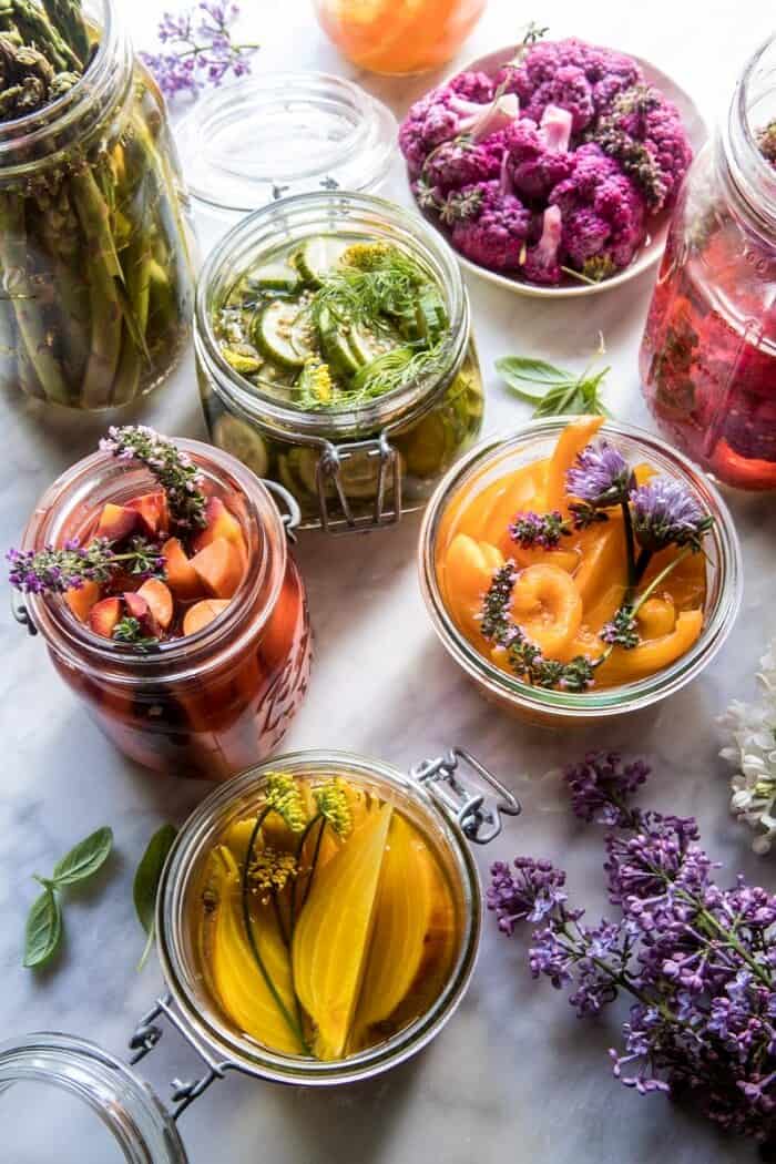 Quick Pickled Veggies | halfbakedharvest.com @hbharvest