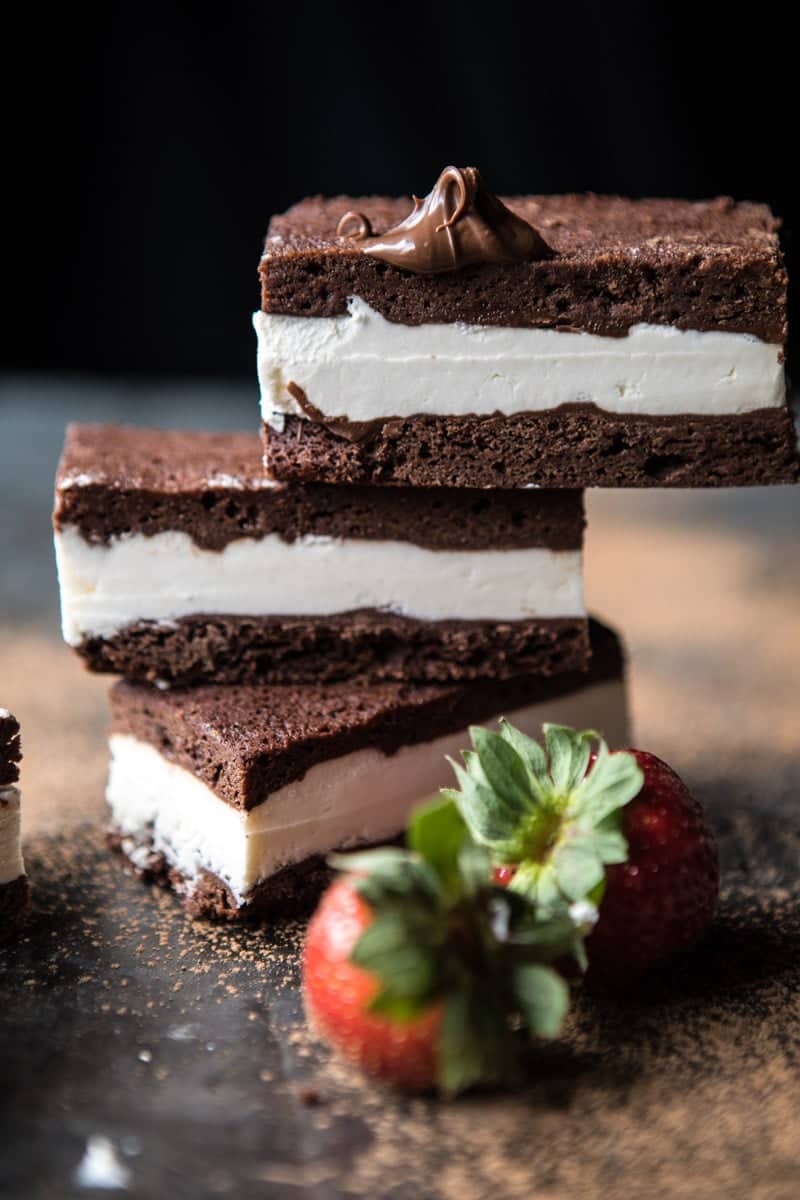 Tiramisu Brownie Ice Cream Sandwich Bars | halfbakedharvest.com @hbharvest