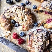 Mixed Berry Almond Croissants | halfbakedharvest.com @hbharvest