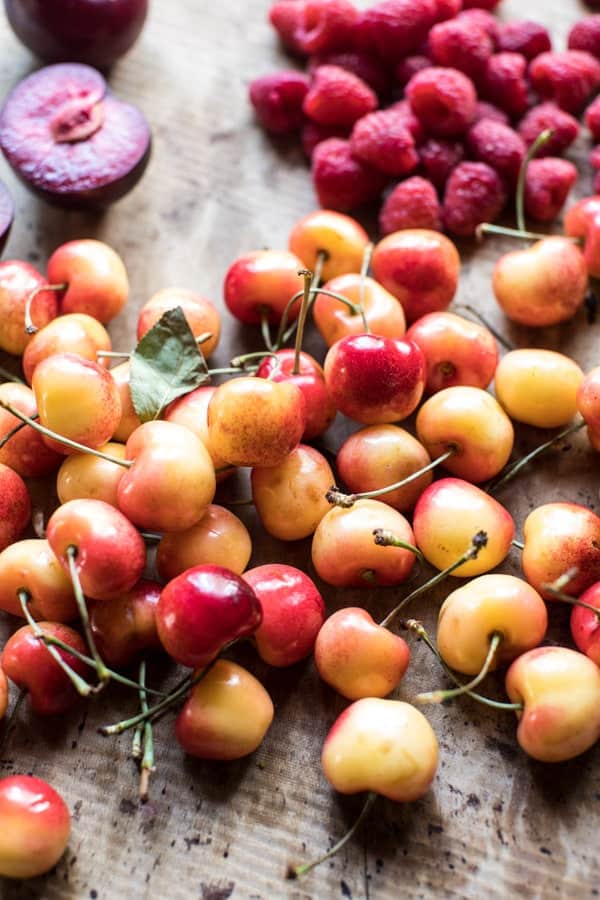 Raspberry Ginger Stone Fruit Galette | halfbakedharvest.com @hbharvest
