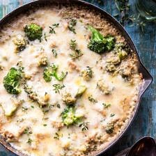 Chicken Broccoli Cheddar Quinoa Casserole | halfbakedharvest.com @hbharvest