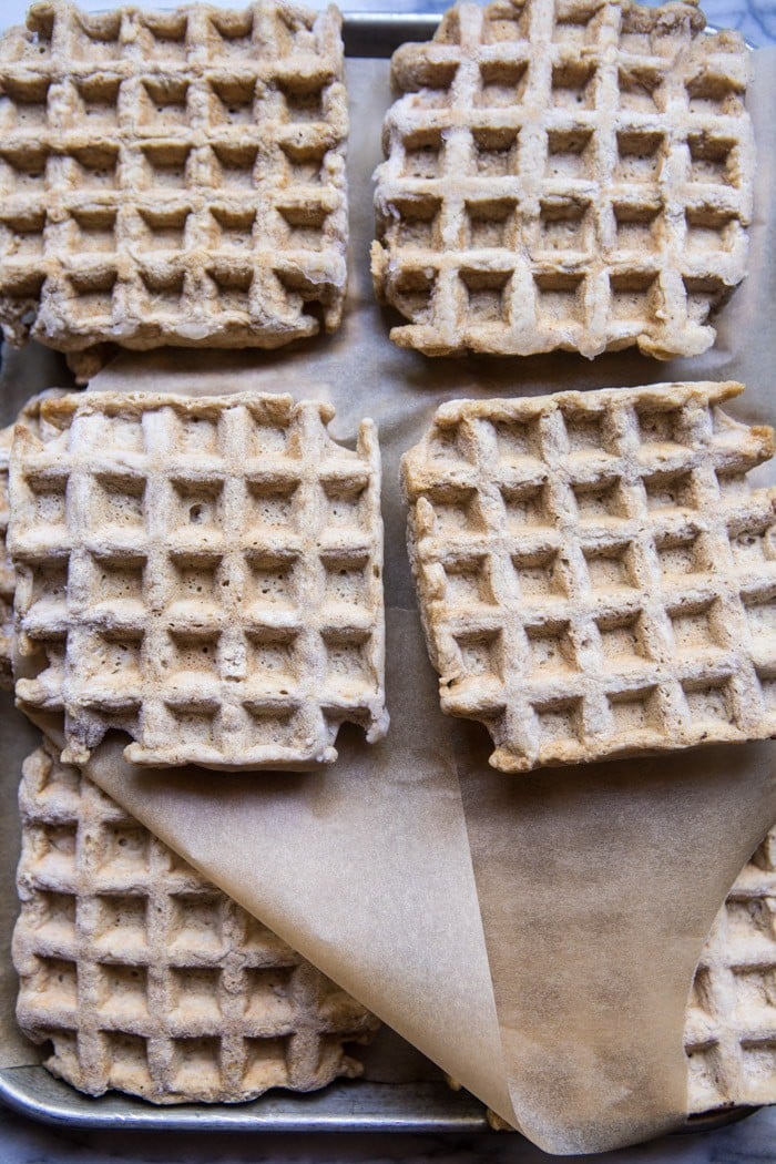 Freezer Friendly Whole Grain Waffles | halfbakedharvest.com @hbharvest