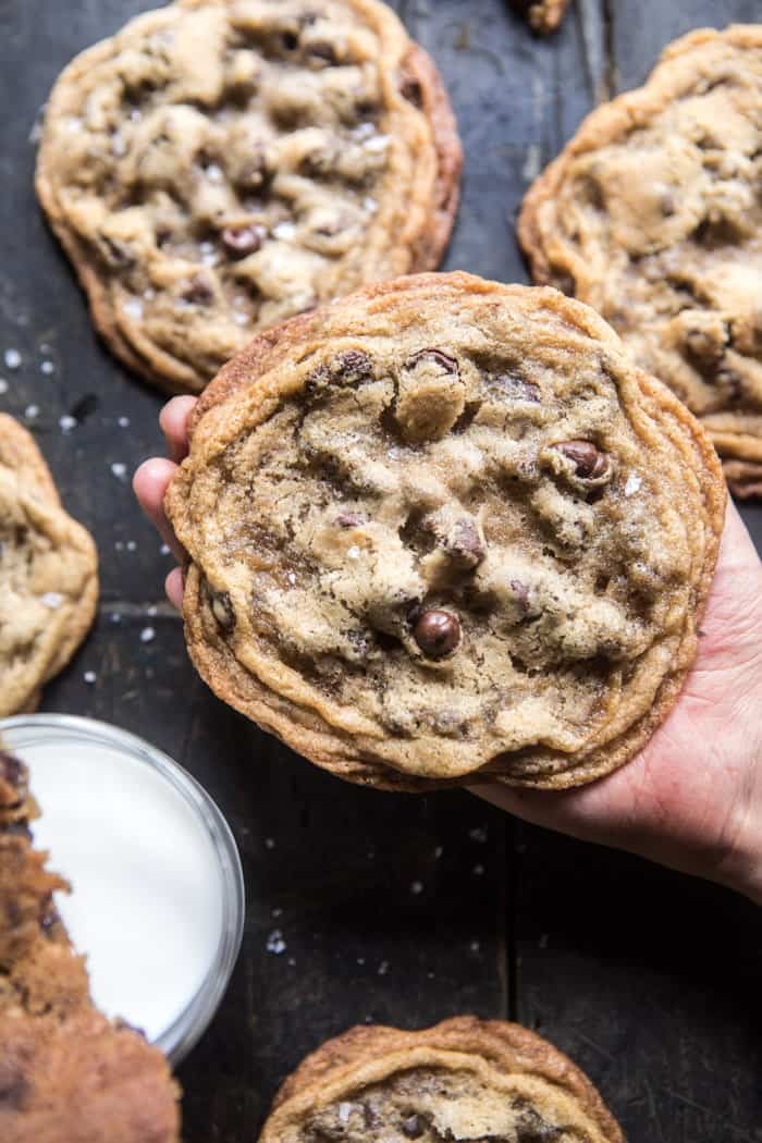 Giant Chocolate Chip Cookies | halfbakedharvest.com @hbharvest