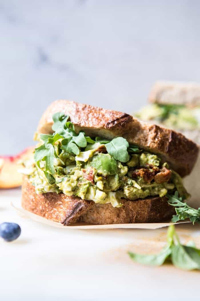 Mediterranean Avocado Chicken Salad | halfbakedharvest.com @hbharvest