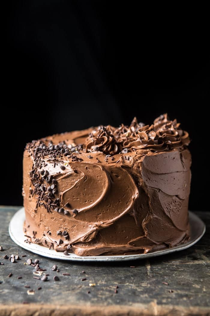 Simple Chocolate Birthday Cake | halfbakedharvest.com @hbharvest