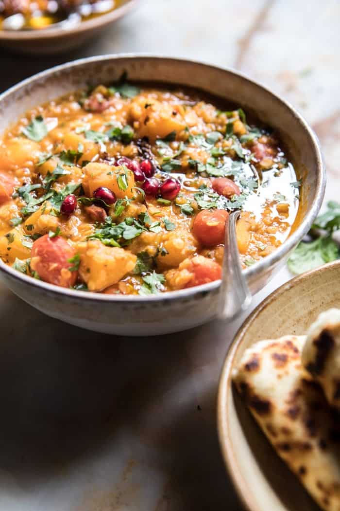 Harvest Tomato and Butternut Squash Dal | halfbakedharvest.com @hbharvest