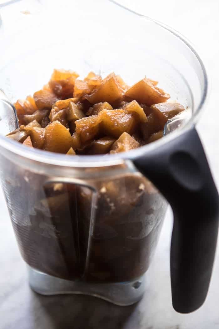 Homemade Slow Cooker Maple Apple Butter | halfbakedharvest.com @hbhharvest