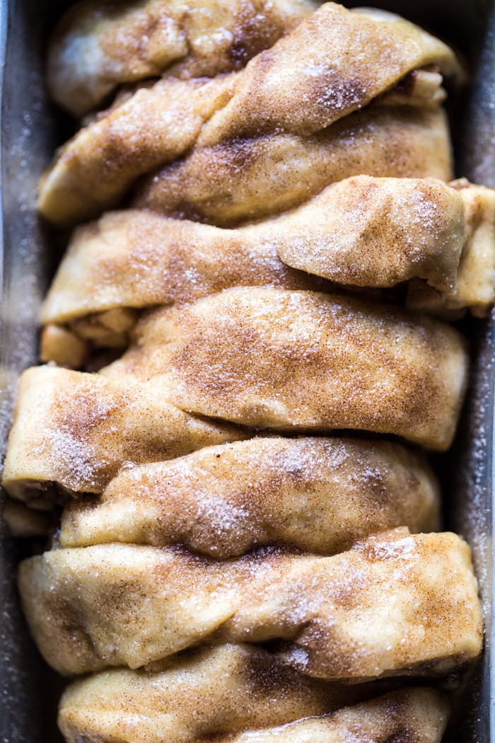 Maple Glazed Apple Pull-Apart Bread | halfbakedharvest.com @hbharvest
