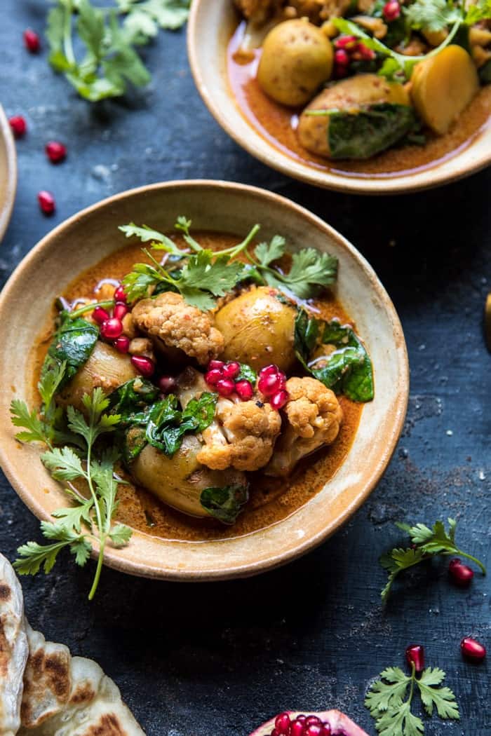 Slow Cooker Potato and Cauliflower Curry | halfbakedharvest.com @hbharvest