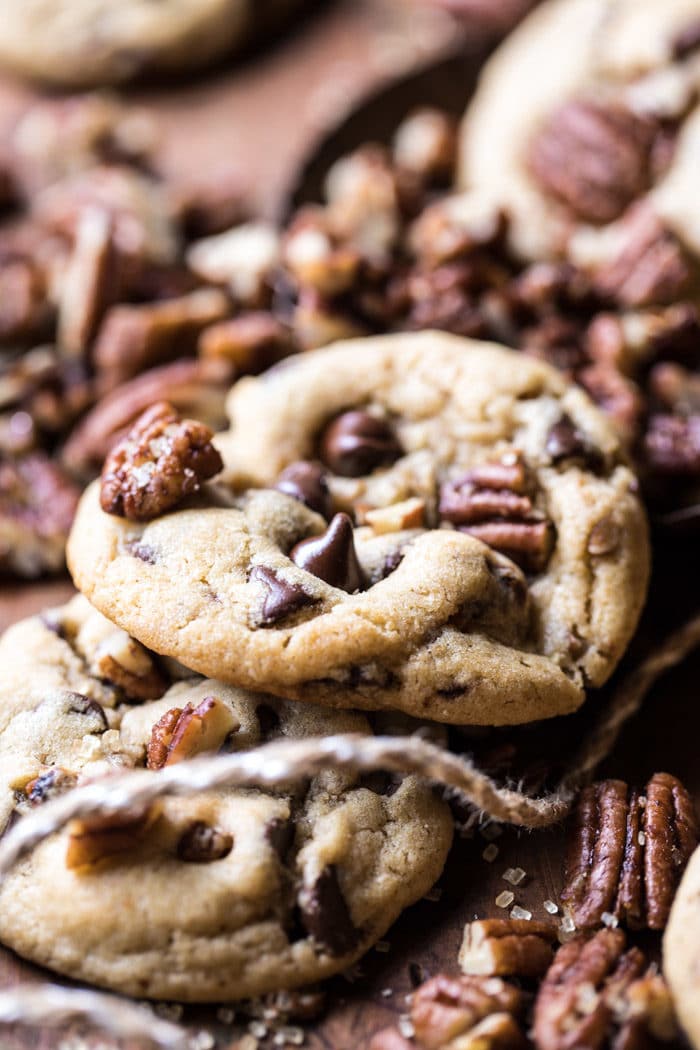 Browned Butter Pecan Chocolate Chip Cookies | halfbakedharvest.com @hbharvest