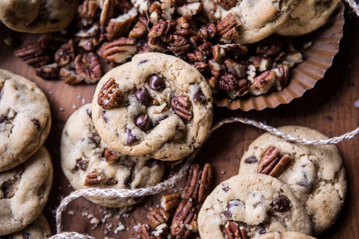 Browned Butter Pecan Chocolate Chip Cookies | halfbakedharvest.com @hbharvest