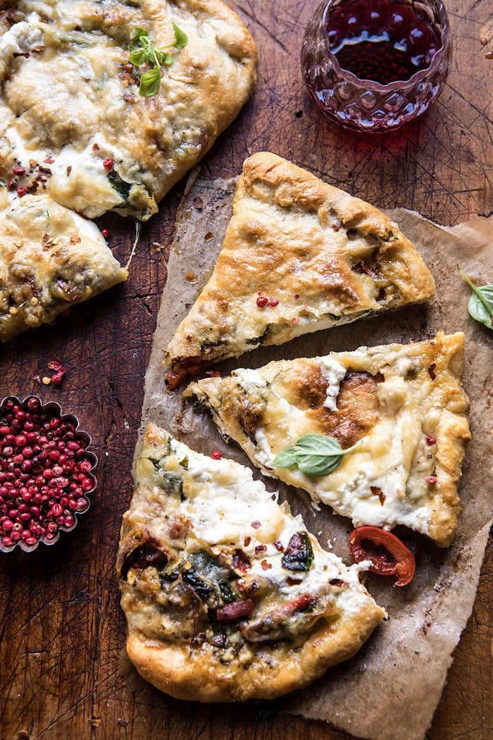 Spinach and Prosciutto Burrata Calzone | halfbakedharvest.com @hbharvest