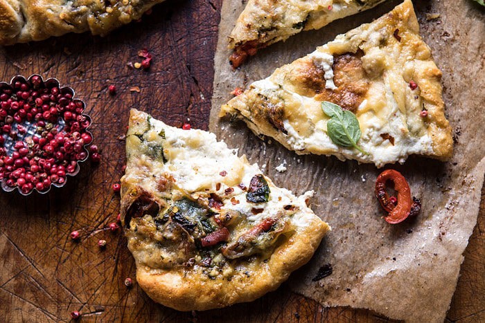 Spinach and Prosciutto Burrata Calzone | halfbakedharvest.com @hbharvest