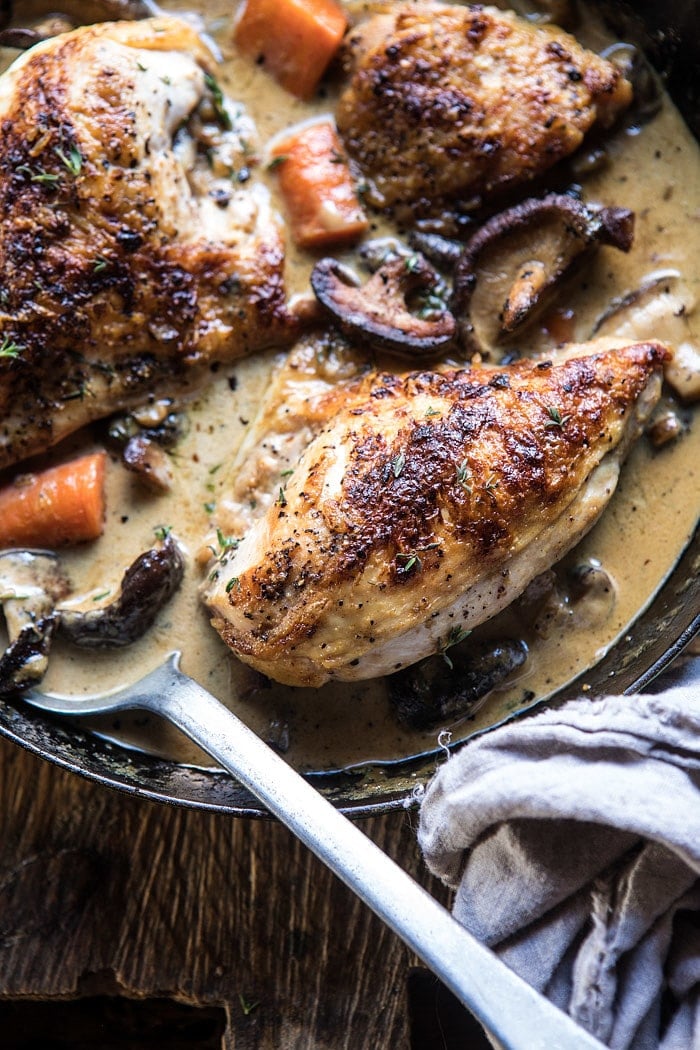 Easy Coq au Riesling | halfbakedharvest.com @hbharvest