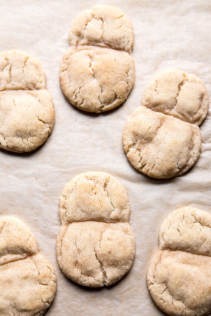 Eggnog Frosted Chai Snickerdoodle Snowmen | halfbakedharvest.com @hbharvest