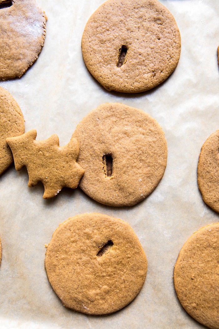 Gingerbread Snowglobe Place Setting | halfbakedharvest.com @hbharvest