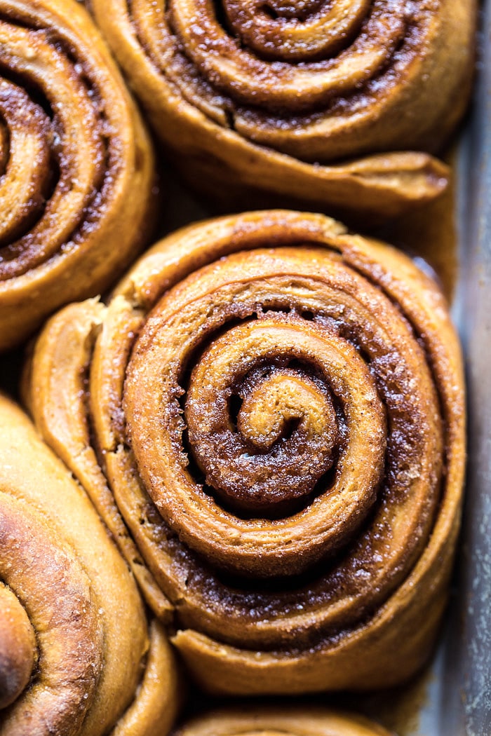 Overnight Gingerbread Cinnamon Rolls | halfbakedharvest.com @hbharvest
