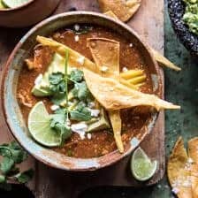 Slow Cooker Chipotle Chicken Tamale Chili | halfbakedharvest.com @hbharvest