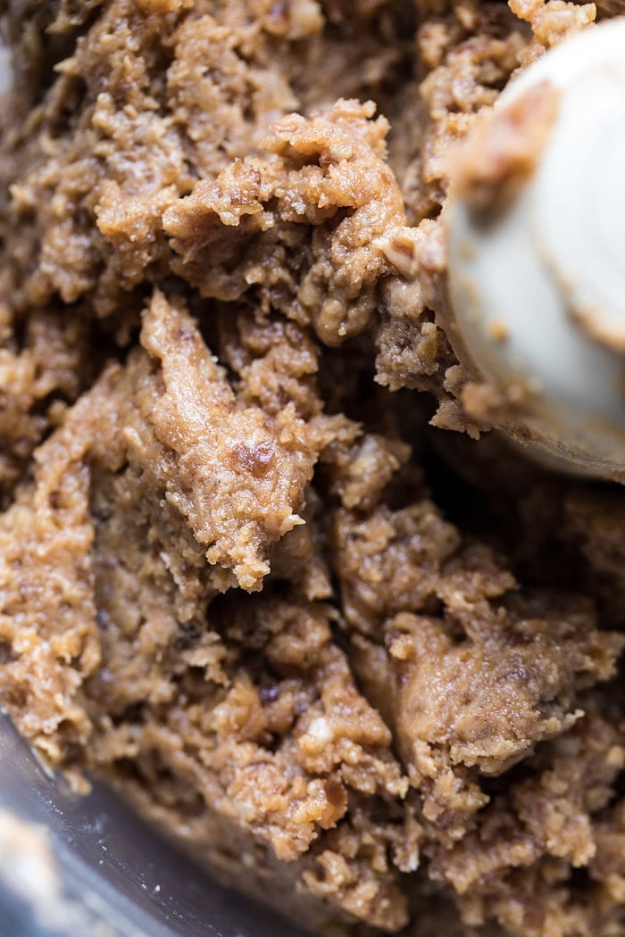 5 Ingredient Chocolate Dipped Peanut Butter Cookies | halfbakedharvest.com #healthy #cookies #dates #glutenfree