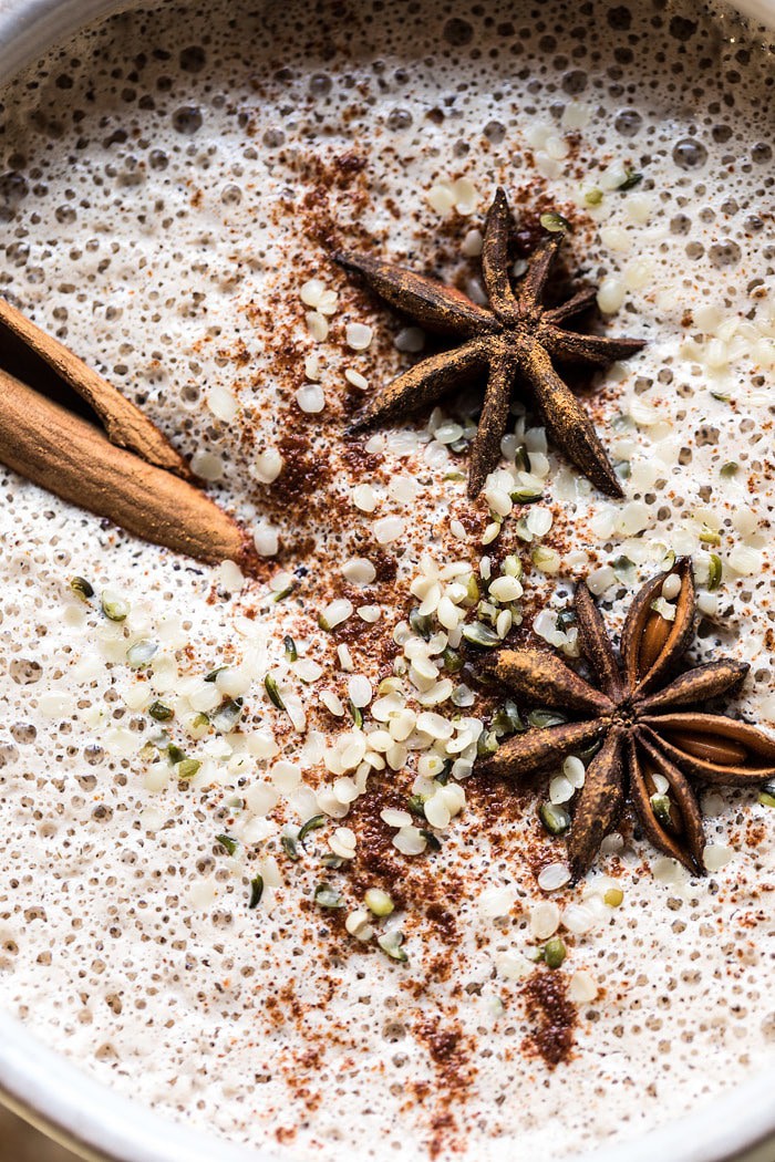 Chai Cashew and Hemp Latte | halfbakedharvest.com @hbharvest