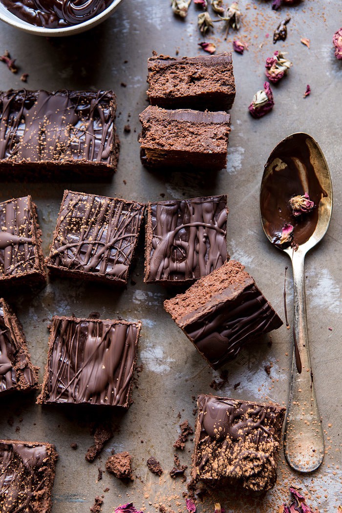 Extra Fudgy Ricotta Brownies | halfbakedharvest.com @hbharvest