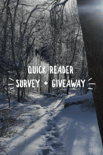 Quick Reader Survey + Giveaway | halfbakedharvest.com @hbharvest