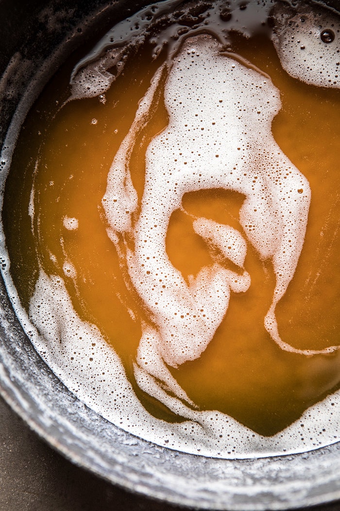 Browned Butter Sugar Cookie Bars with White Chocolate Frosting | halfbakedharvest.com #valentinesday #cookies #recipe #easy