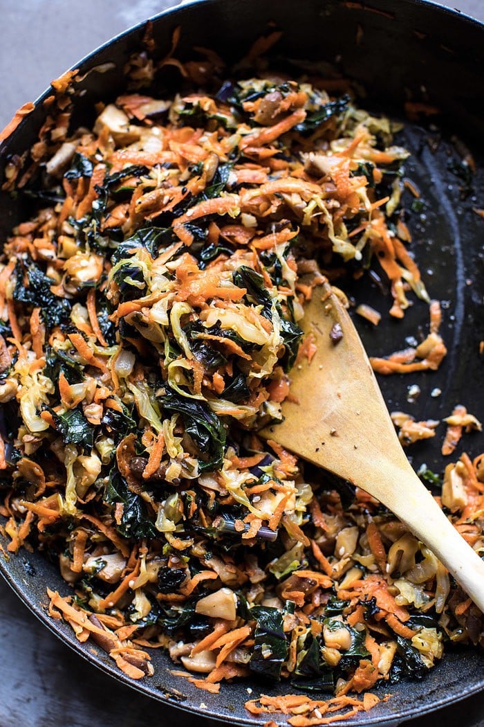 Homemade Vegetable Potstickers with Toasted Sesame Honey Soy Sauce | halfbakedharvest.com #vegan #recipes #healthy #homemade