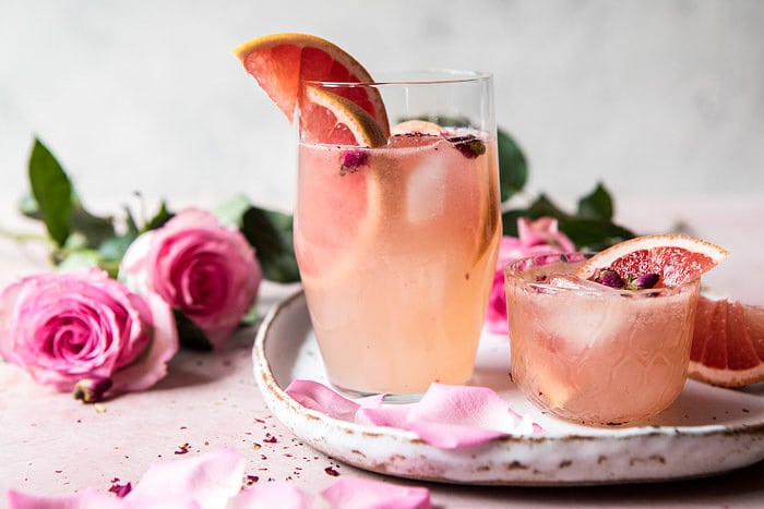 Rose and Ginger Paloma | halfbakedharvest.com #valentinesday #drink #cocktail #recipes