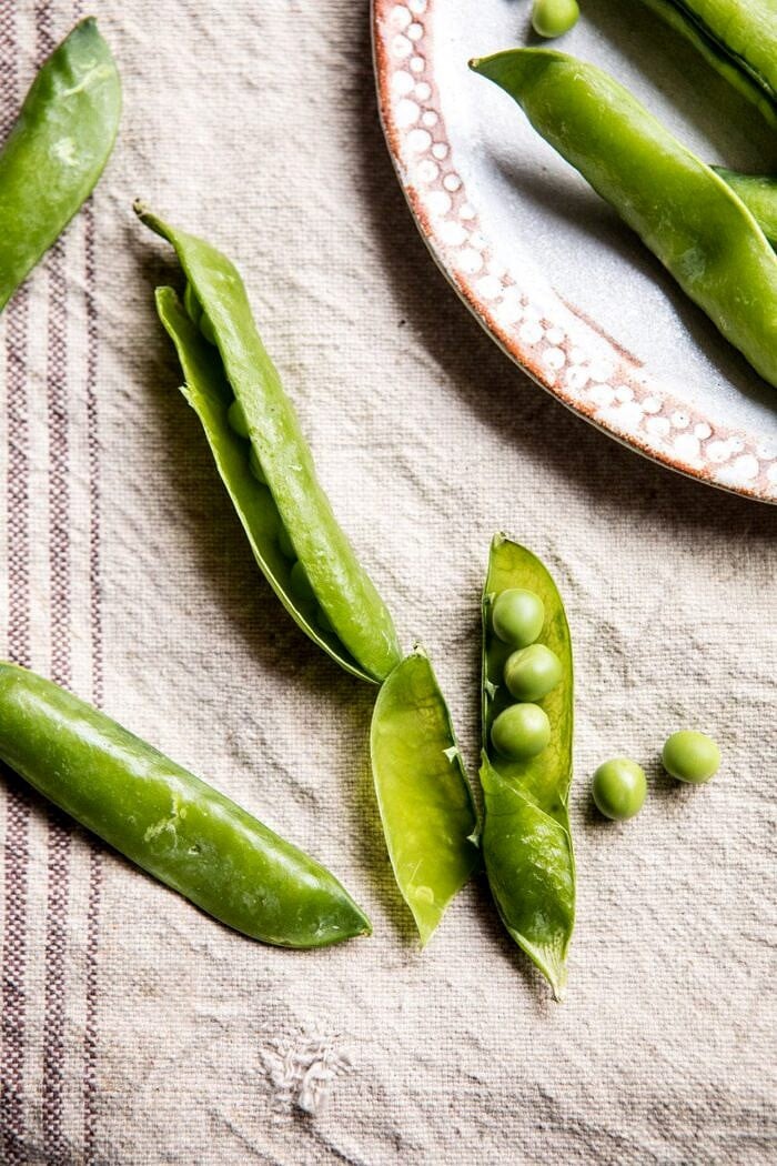 30 Minute Artichoke and Pea Rigatoni Pasta | halfbakedharvest.com #pasta #spring #artichokes #recipes