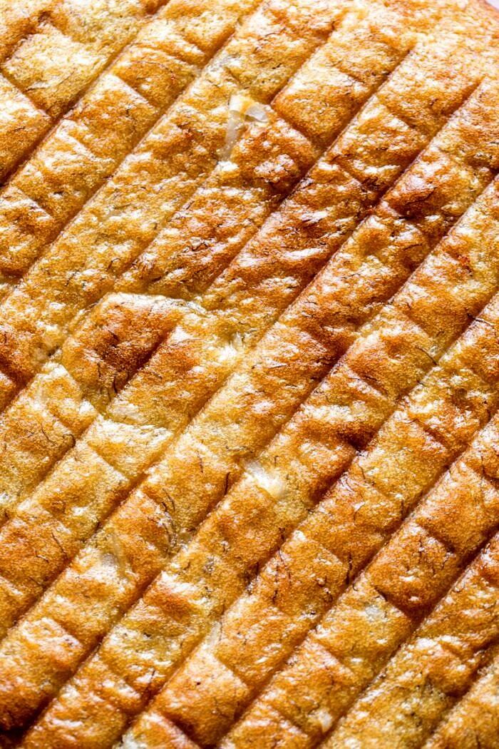 Coconut Banana Cake with Chocolate Frosting | halfbakedharvest.com #Easter #cake #chocolate #spring