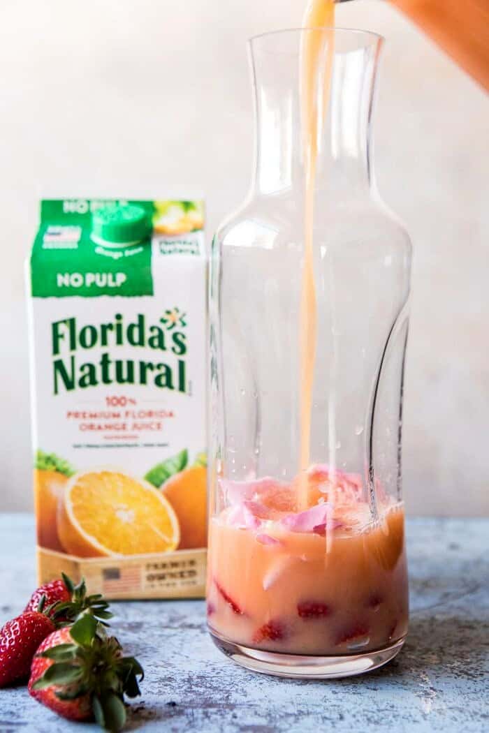 Minted Orange and Strawberry Coolers | halfbakedharvest.com #cocktail #spring #recipes #brunch