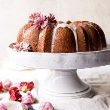 Cream Cheese Swirled Coconut Tres Leches Cake | halfbakedharvest.com #cake #Mexican #recipes #spring