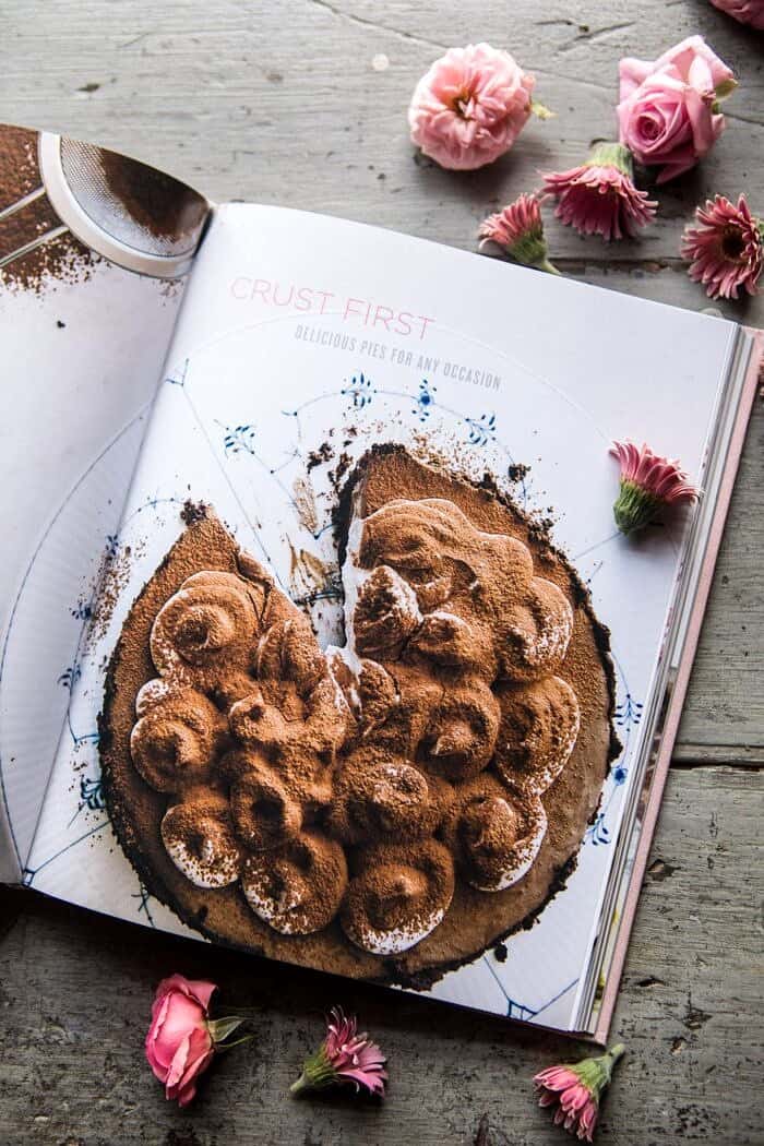 Dark Chocolate Chiffon Pie | halfbakedhavrest.com #chocolate #pie #dessert