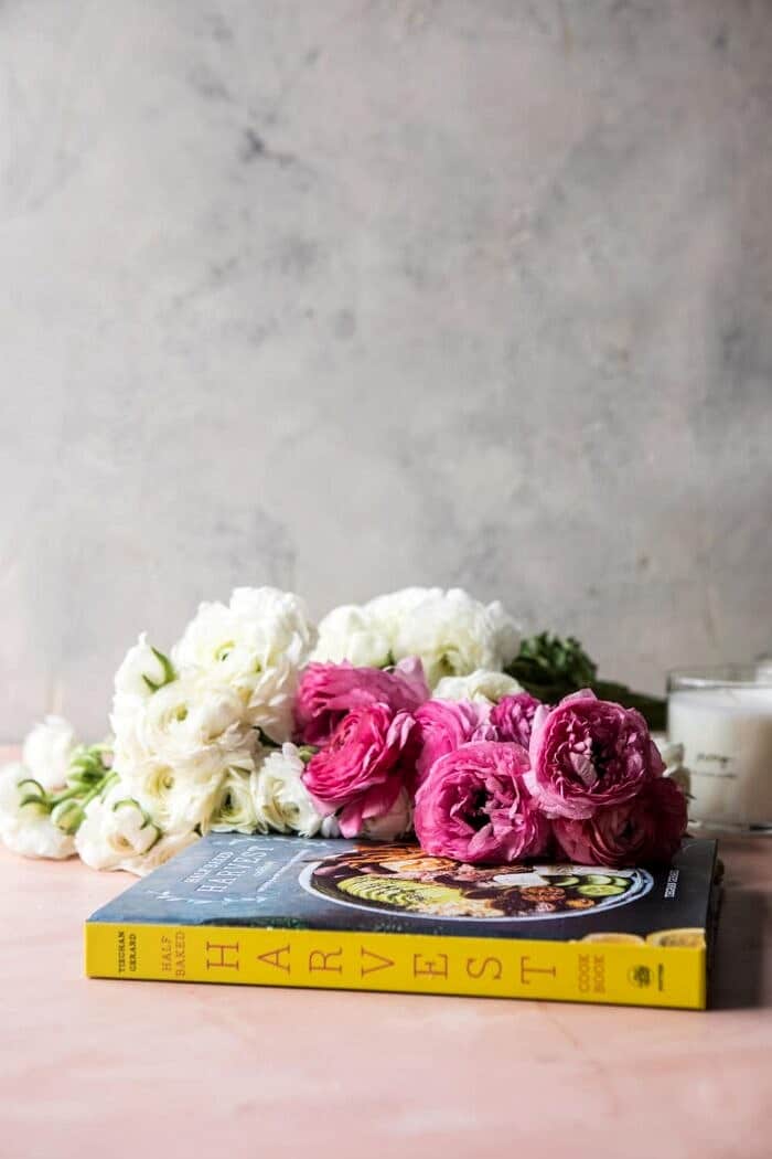 Mother's Day Oatmeal Chocolate Chip Cookie Cookbook Gift Basket | halfbakedharvest.com #mothersday #crafts