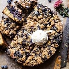 Bursting Blueberry Cardamom Buckle | halfbakedharvest.com #blueberry #cake #summerrecipes #easyrecipes #dessert