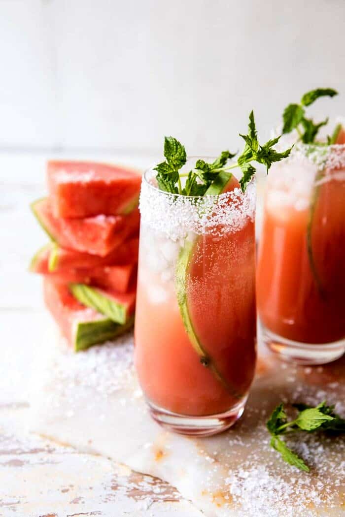 angled photo of Salted Watermelon Paloma