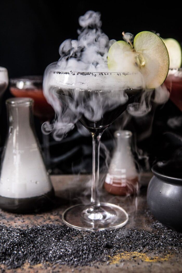 front on photo of black Poison Apple Martini 
