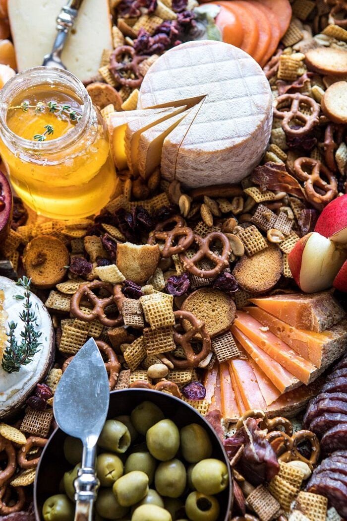 side angle photo of Holiday Cheese Board