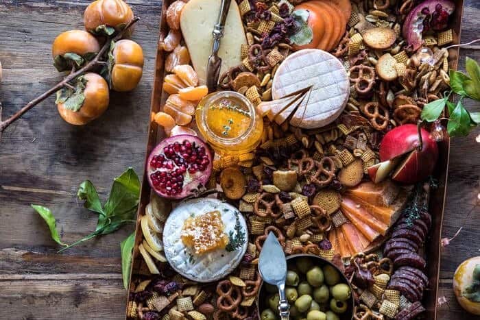 horizontal photo of Holiday Cheese Board