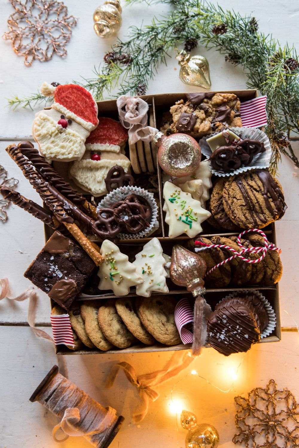 2018 Holiday Cookie Box | halfbakedharvest.com #cookies #cookies #chocolate #Christmas #gifts